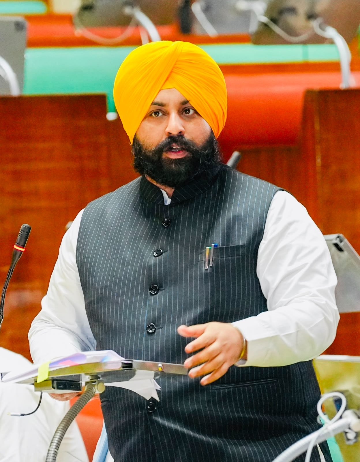 वर्ष 2022 में बिना चारदीवारी और फर्श पर बैठकर पढ़ने को मजबूर थे 4 लाख विद्यार्थी, परंतु आज देश भर में स्कूली शिक्षा में अग्रणी बनकर उभरा पंजाब: हरजोत सिंह बैंस