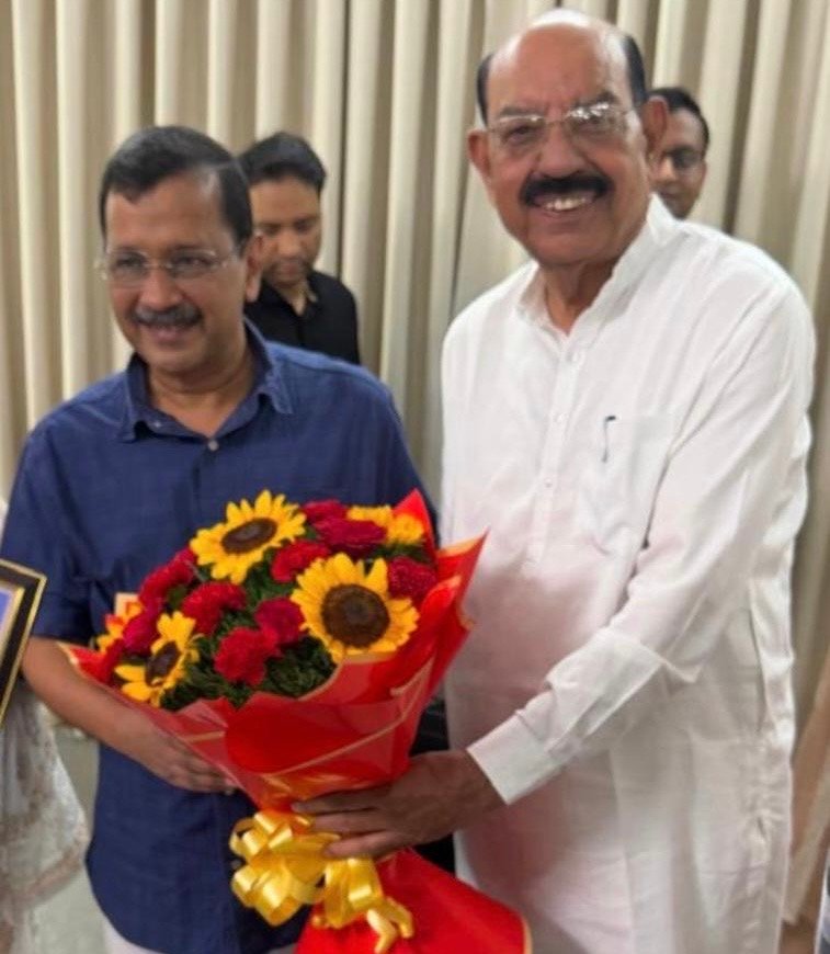 अरविंद केजरीवाल के जन्मदिन पर कैबिनेट मंत्री मोहिंदर भगत ने दी बधाई