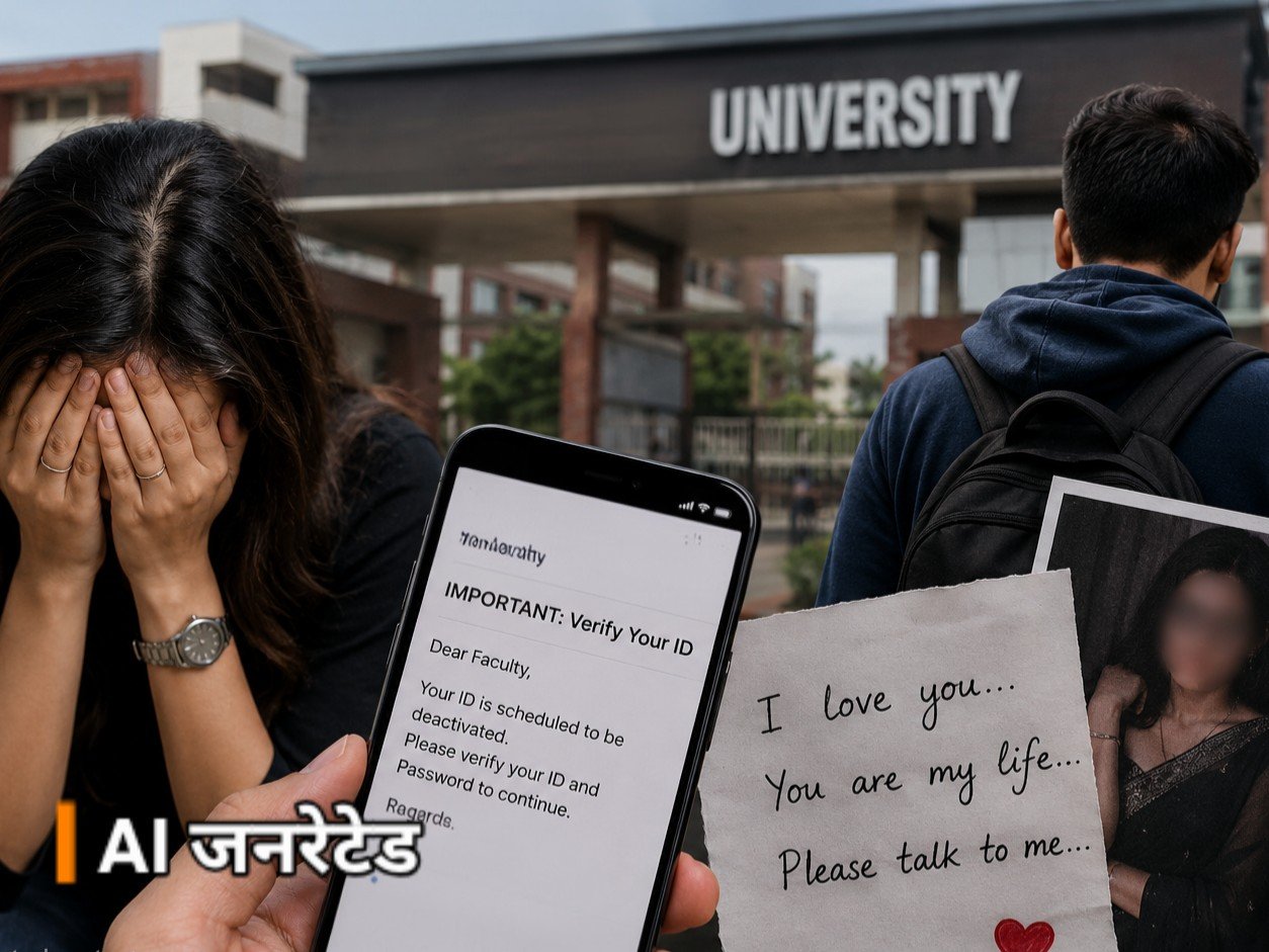 महिला प्रोफ़ेसर की अश्लील वीडियो की वायरल,छात्र के यूनिवर्सिटी से निकाला, फिर FIR