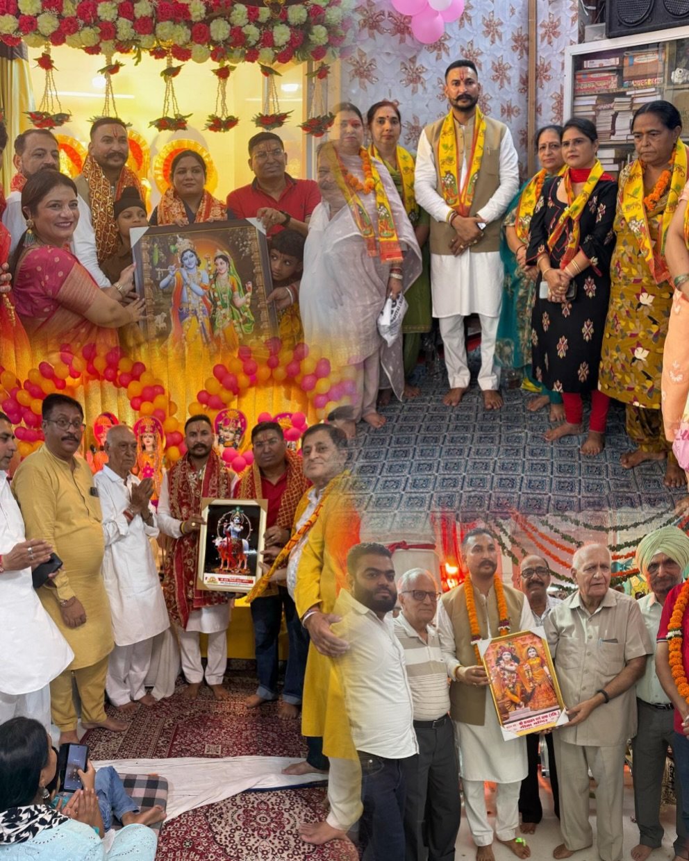 डिप्टी मेयर मलकीत सिंह सुभाना ने विभिन्न मंदिरों में टेका माथा मुरली वाले का आशीर्वाद लेकर क्षेत्र की सुख-शांति, खुशहाली और सर्वभले की कामना की