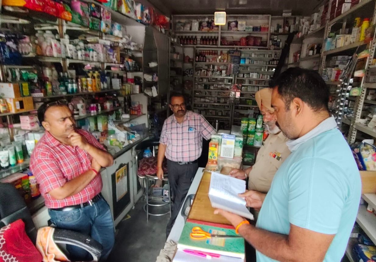 बस्ती शेख घास मंडी इलाके में मेडिकल शाप में चोरी