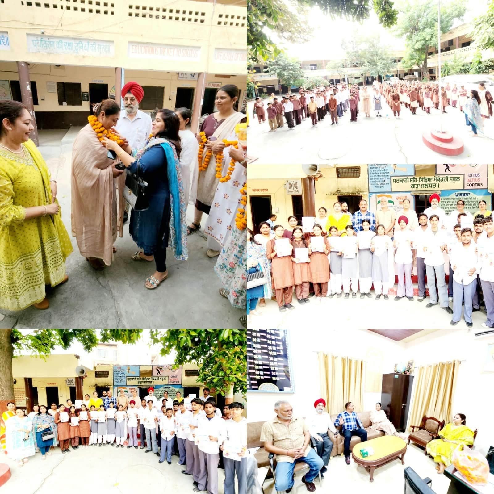 जालंधर कैंट हलका इंचार्ज राजविंदर कौर थियाड़ा ने सरकारी स्कूलों में की PTM, बच्चों की पढ़ाई पर की चर्चा