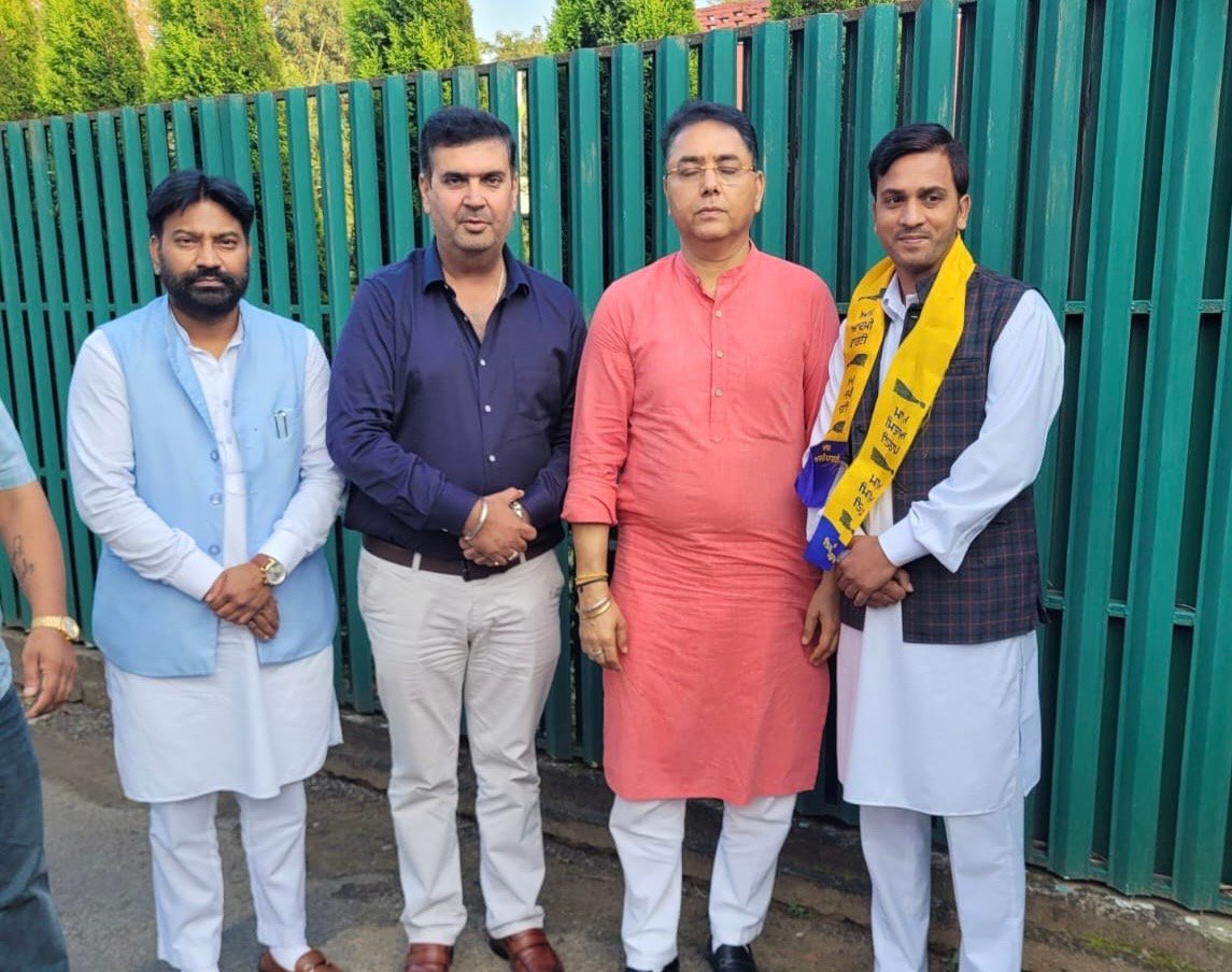 श्री हिंदू तख्त ने दिया वनीत धीर को समर्थन, पंडित भनोट हुए आम आदमी पार्टी में शामिल