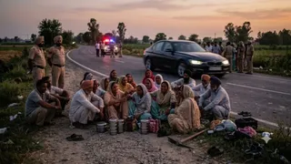 पंजाब-तेज रफ़्तार बेकाबू कार ने 23 लोगों को कुचला,8 की मौके पर मौत
