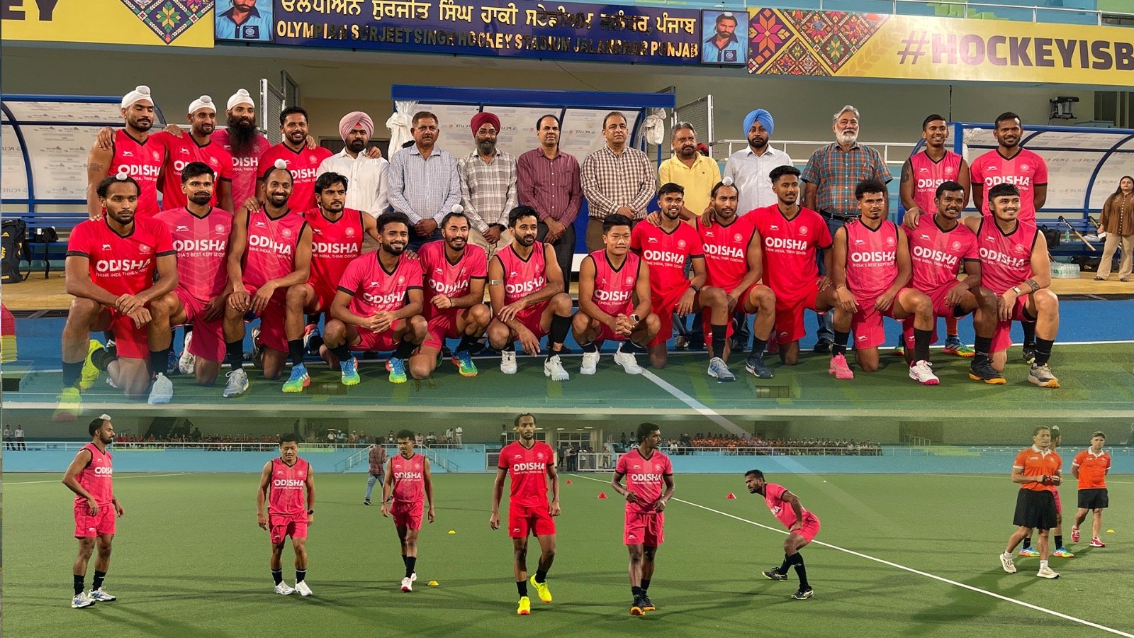 शीर्षक जालंधर के बर्ल्टन पार्क में अभ्यास के लिए पहुंची भारतीय हॉकी टीम, नितिन कोहली ने खिलाड़ियों का स्वागत किया