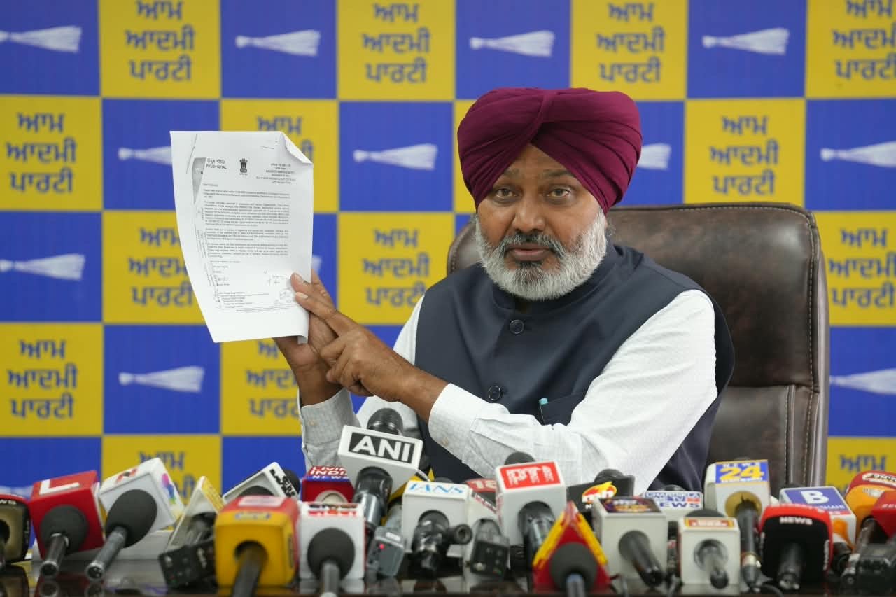 पंजाब ने नशों के विरुद्ध सख्त कानून बनाने के लिए केंद्र को तीन पत्र  लिखे, लेकिन भाजपा  की केंद्र सरकार ने कोई गंभीरता  नहीं दिखाई: हरपाल सिंह चीमा