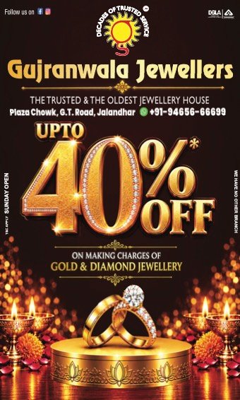 Gujranwala Jewellers - Upto 40% Off