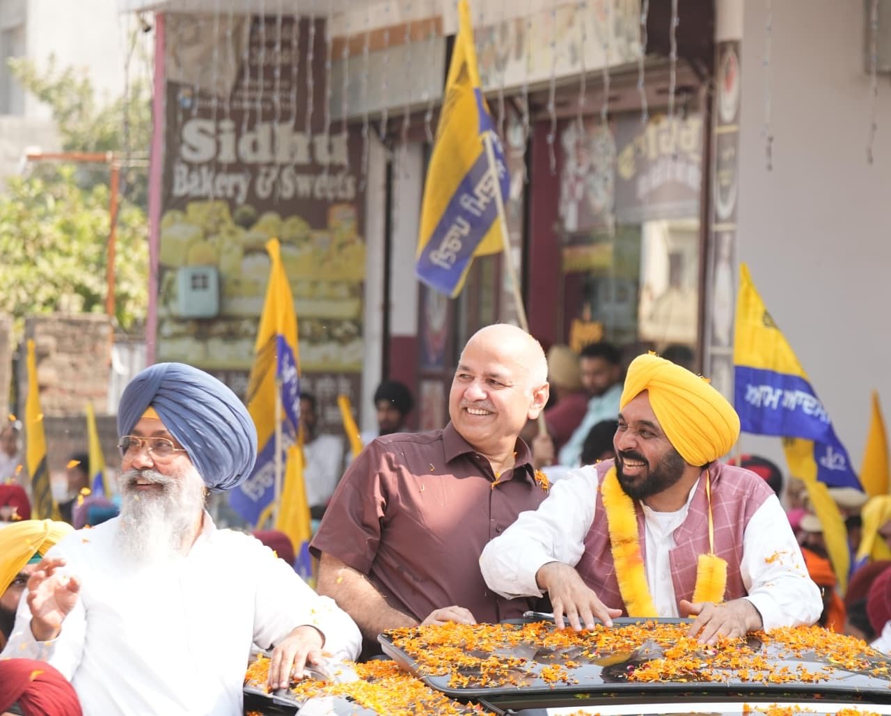 तरनतारन में मुख्यमंत्री भगवंत मान का मेगा रोड शो, ‘आप’ उम्मीदवार के समर्थन में सड़कों पर उमड़ा जनसैलाब