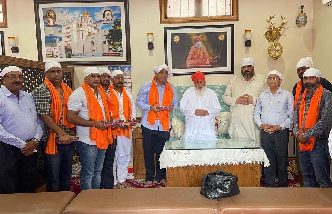 नितिन कोहली डेरा सचखंड बल्लां में नतमस्तक, संत निरंजन दास जी महाराज से लिया आशीर्वाद