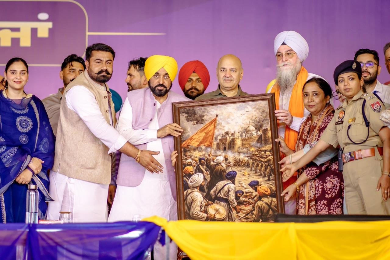 ਮੁੱਖ ਮੰਤਰੀ ਭਗਵੰਤ ਸਿੰਘ ਮਾਨ ਵੱਲੋਂ ਜੈਤੋ ਨੂੰ 28.68 ਕਰੋੜ ਰੁਪਏ ਦੇ ਵਿਕਾਸ ਪ੍ਰਾਜੈਕਟਾਂ ਦੀ ਸੌਗਾਤ