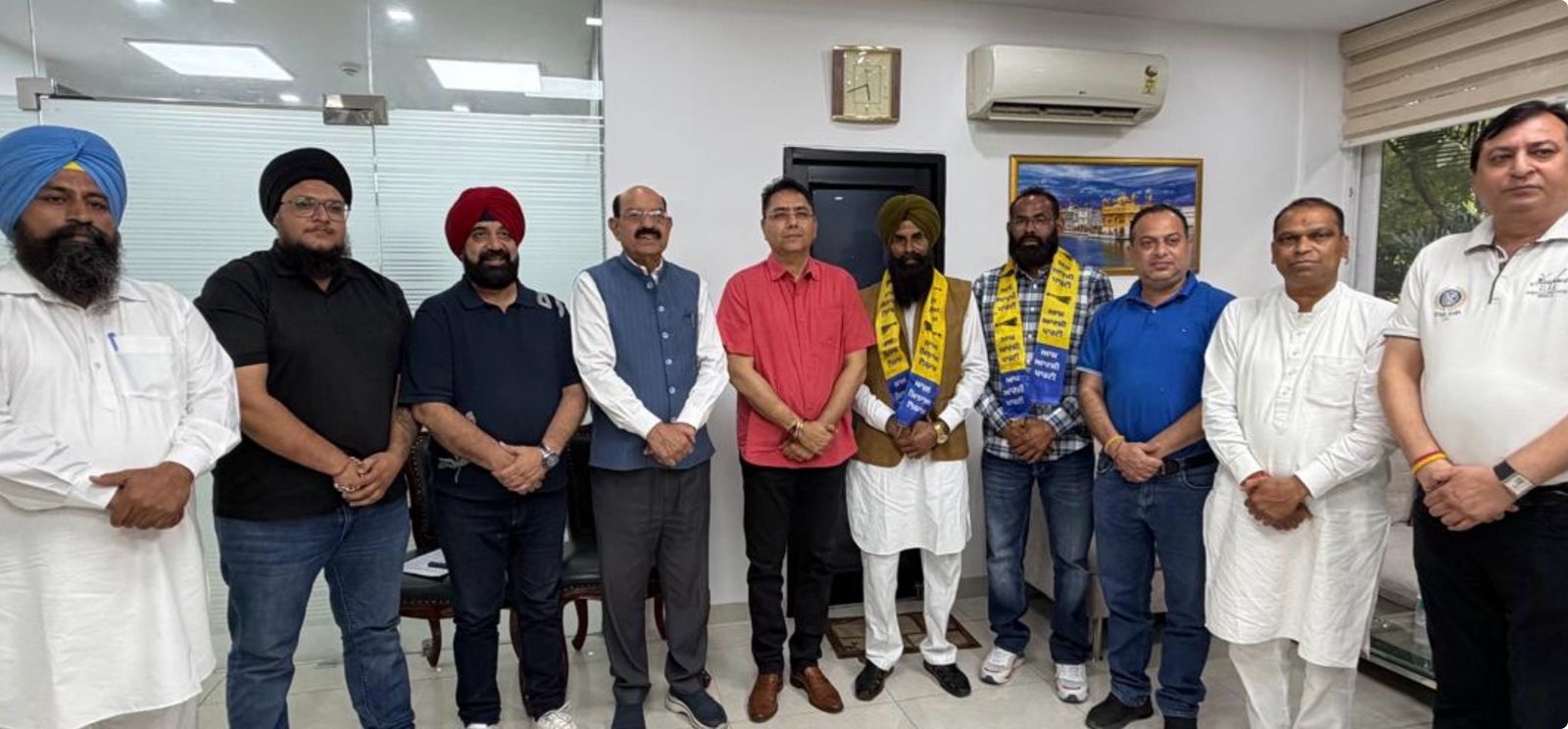 भाजपा के तेज तर्रार नेता को कैबिनेट मंत्री महेंद्र भगत ने करवाया आप में शामिल