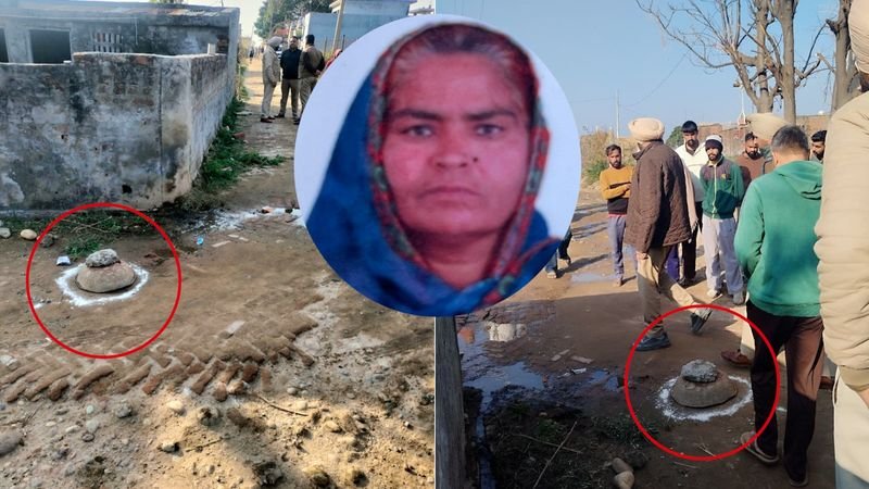 गढशंकर में पुलिस मुलाजिम की पत्ली की मंदिर जाते हत्या-CCTV आई सामने